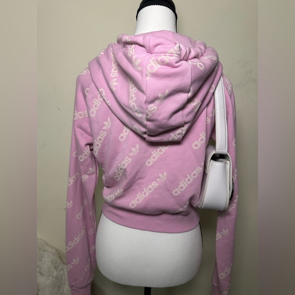 Adidas Light Pink Semi Cropped Jacket 💕 - Picture 6 of 6